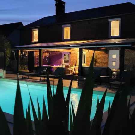 Maison De Maitre Normande, Spa, Piscine Privee Chauffee, A 25' De La Mer, Deauville, Honfleur, Calme Absolu, Ideale Pour Vos Entre Amis Ou En Famille *