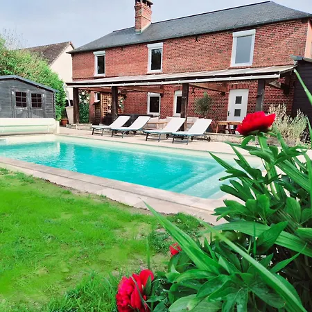 Maison De Maitre Normande, Spa, Piscine Privee Chauffee, A 25' De La Mer, Deauville, Honfleur, Calme Absolu, Ideale Pour Vos Entre Amis Ou En Famille Saint-Philbert-des-Champs