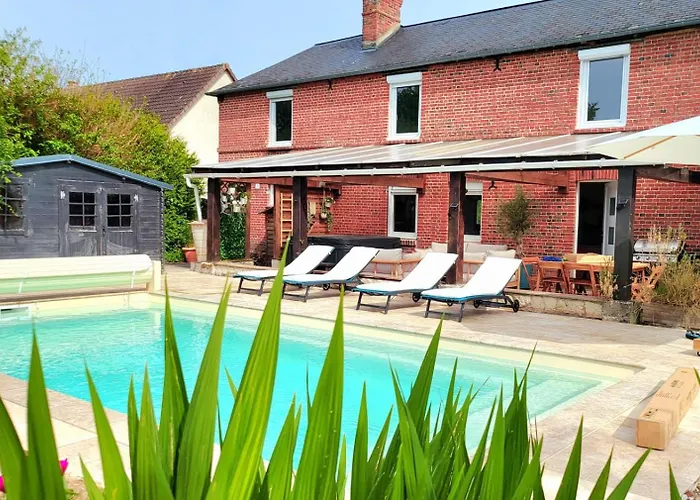 Jacuzzi, Piscine, Station De Recharge Pour Vehicule Electrique, Maison Normande Du 19eme Siecle A 25' De Deauville, Classee Meuble De Tourisme 5 Etoiles Saint-Philbert-des-Champs