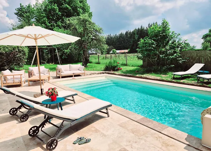 Jacuzzi, Piscine Chauffee, Station De Recharge Pour Vehicule Electrique, Maison De Maitre Normande Du 19eme Siecle A 25' De Deauville, Classee Meuble De Tourisme 5 Etoiles Вилла *