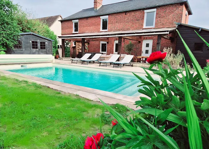 Jacuzzi, Piscine, Station De Recharge Pour Vehicule Electrique, Maison Normande Du 19eme Siecle A 25' De Deauville, Classee Meuble De Tourisme 5 Etoiles Saint-Philbert-des-Champs