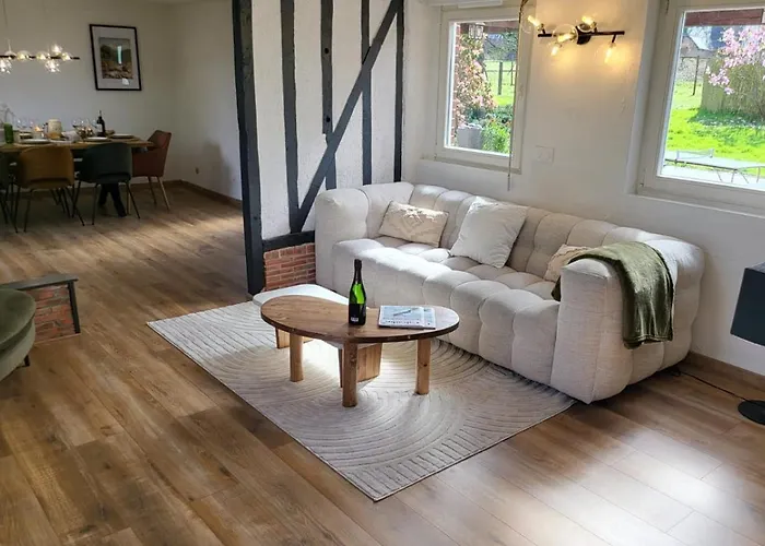 Вилла Jacuzzi, Piscine Chauffee, Station De Recharge Pour Vehicule Electrique, Maison De Maitre Normande Du 19eme Siecle A 25' De Deauville, Classee Meuble De Tourisme 5 Etoiles Saint-Philbert-des-Champs