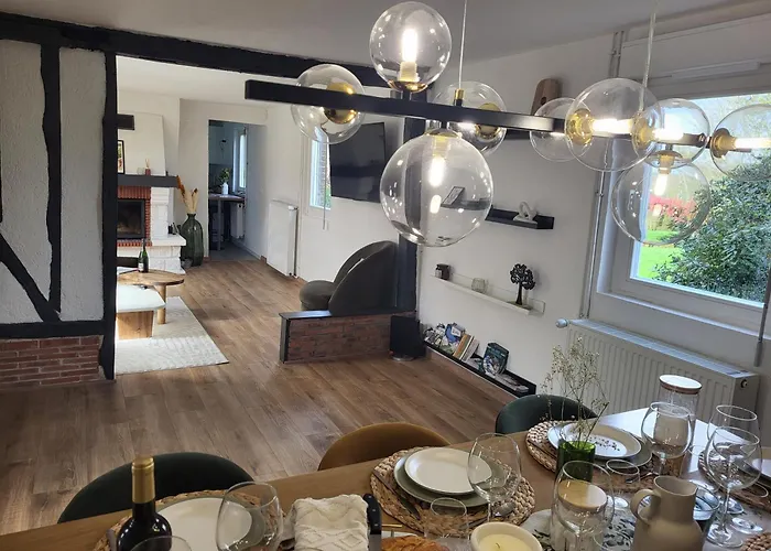 Jacuzzi, Piscine, Station De Recharge Pour Vehicule Electrique, Maison Normande Du 19eme Siecle A 25' De Deauville, Classee Meuble De Tourisme 5 Etoiles Βίλα